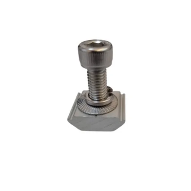 Aluminum nut with screw M8x25