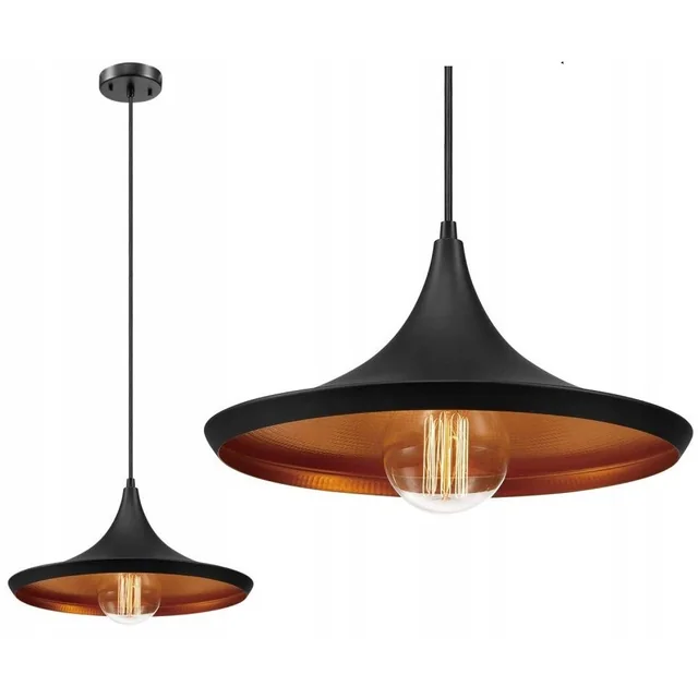 Costa C black hanging ceiling lamp