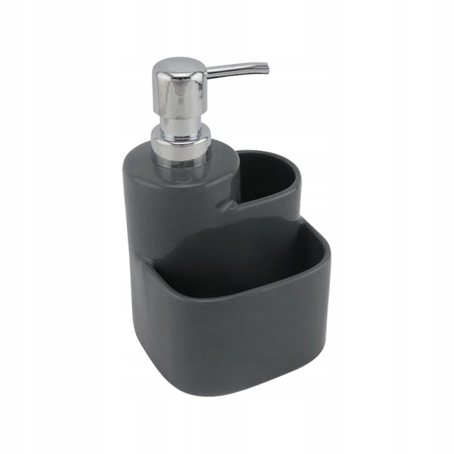 ABBY LIQUID DISPENSER CONTAINER CERAMIC ТЪМНО СИВ