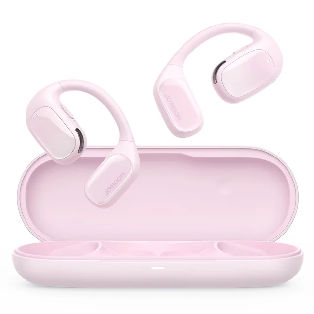 Åbenfri JR-OE1 trådløse on-ear hovedtelefoner, pink