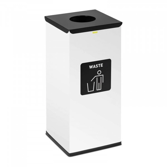 Abfallsortierbehälter - 60 l - weiß - gemischter Abfall ULSONIX 10050288 ULX-GB3