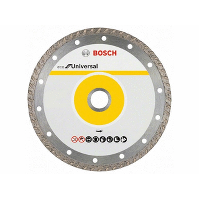 Bosch Eco for Universal Turbo diamond cutting disc 180 x 22,23 mm 10 pc