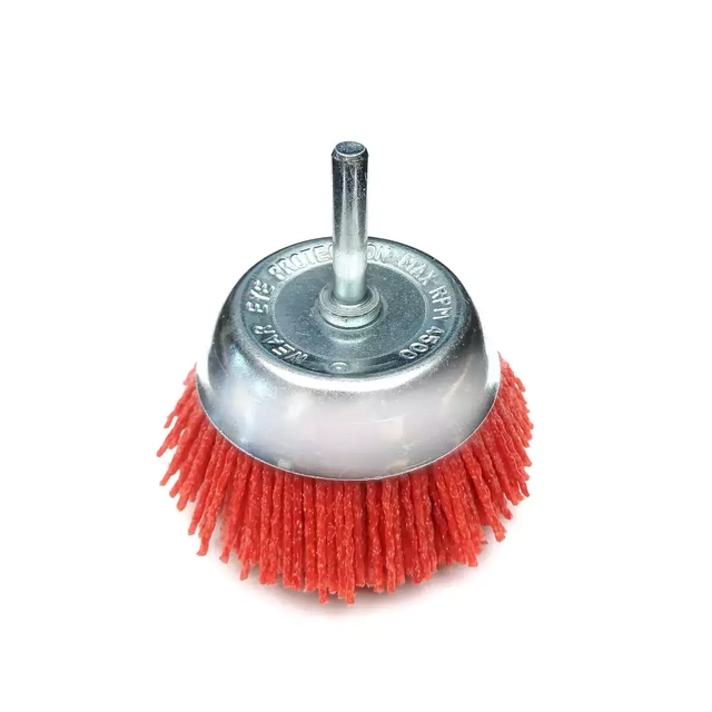 Abrasive face brush Dedra 50mm with a pin