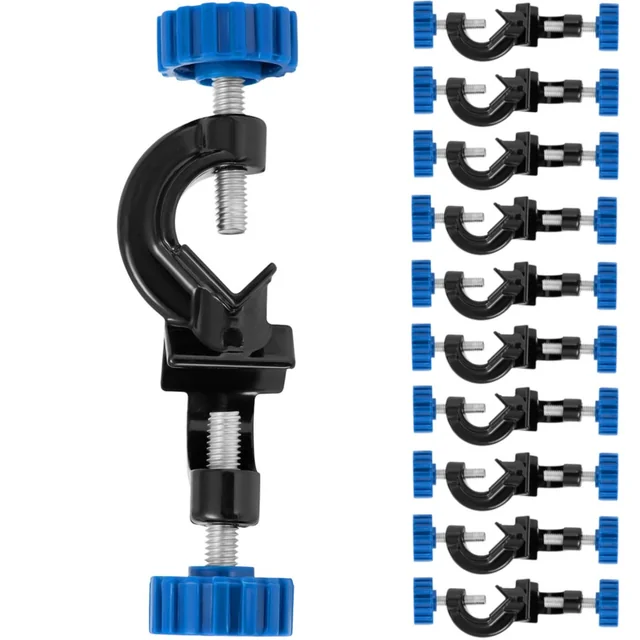 Abrazadera, conector transversal de laboratorio para soporte, distancia 16 mm 10 ud.