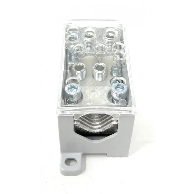 Abrazadera en carril del bloque de distribución de PVB 500-4/4 500A 1x150-240mm² + 4x10-70mm² + 4x2,5-16mm² 1000V AC / DC