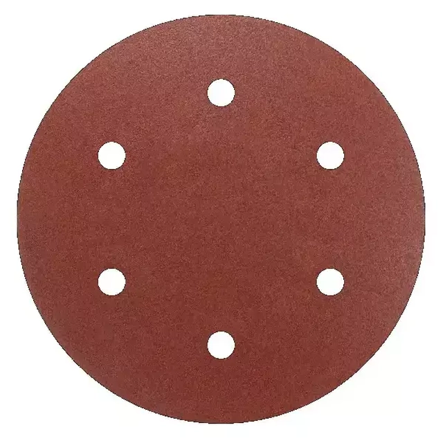 Abrazyviniai diskai su skylutėmis tinko šlifuokliams Dedra 225mm, gr.150, 5szt