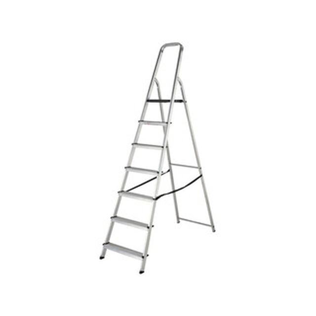 Abru household stepladder Number of steps: 7 pcs | Podium height: 1,5 | Aluminum