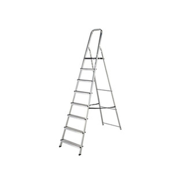 Abru household stepladder Number of steps: 8 pcs | Podium height: 1,71 | Aluminum