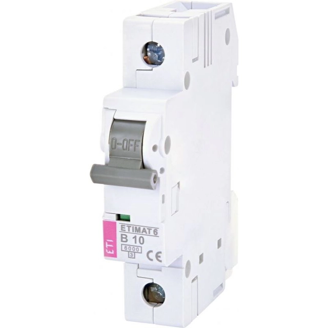 AC circuit breaker ETI 1P B10A 6kA