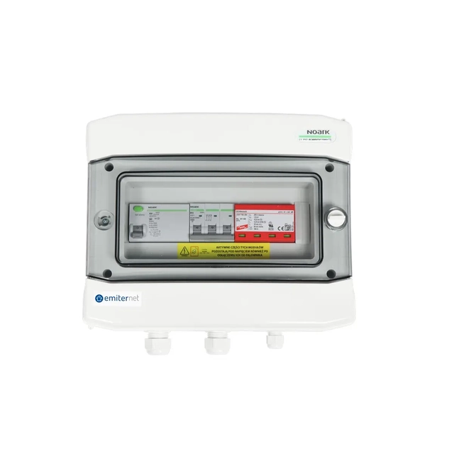 AC-schakelapparaat, IP65, SPD AC Dehn-type 1+2, stroomonderbreker 16A 3-F, RCD-type A 40A/300mA