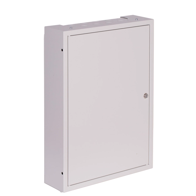 Surface-mounted switchgear NRPsm-54 (3x18) with a lock.Place for 54 type protection S.IP30.