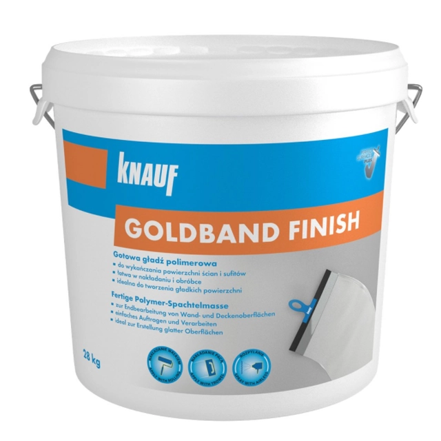 Acabamento de polímero pronto Knauf Goldband Finish 8 kg