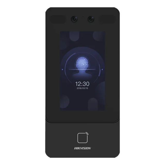 Access control terminal with facial recognition, MIFARE card, PIN, 2MP, Wi-Fi camera, PoE - Hikvision DS-K1T342MWX-E1