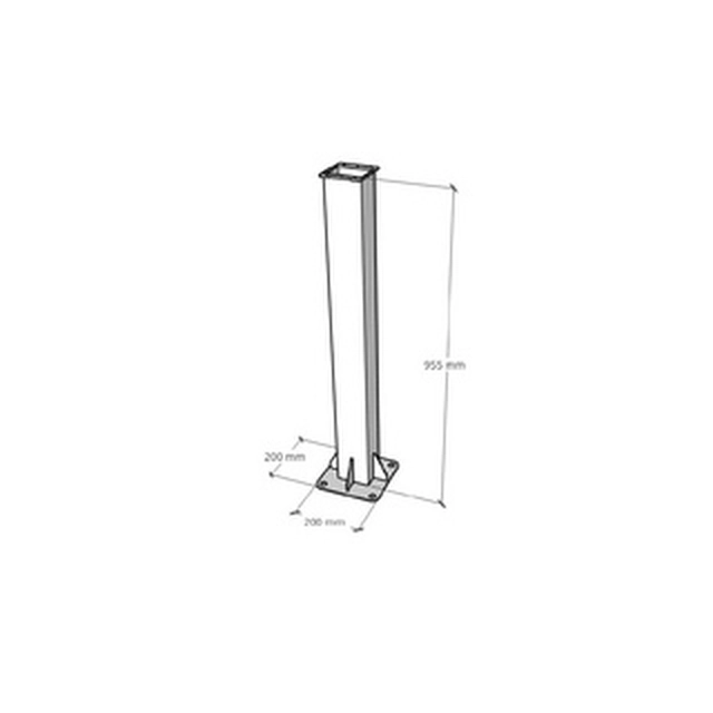 Accessoires voor Zucchetti oplaadpunten voor elektrische voertuigen ZVA-PILLAR-22K Basic