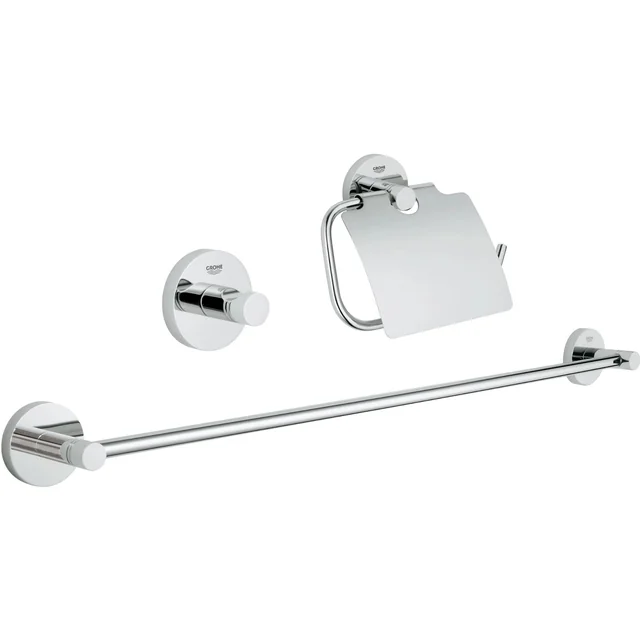 Accessoireset Grohe Essentials 3in1, chroom