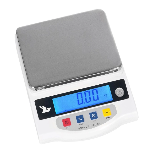 Accurate precision scale SBS-LW-2000A LCD accurate 0,01g down 2000g