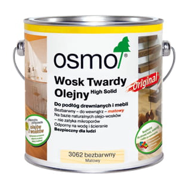 Aceite de cera dura Osmo mate 3.0l