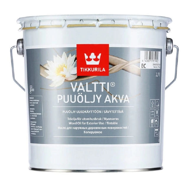 Aceite de madera Tikkurila Valtti Akva 2,7L