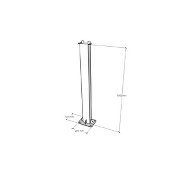 Acessórios para estações de carregamento de veículos elétricos Zucchetti ZVA-PILLAR-7K Basic