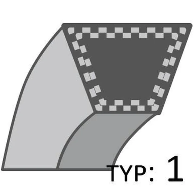 Acionamento do gerador duplo Castel Garden Belt Cut102;Solo 570;Stiga Estate Royal Dino 12.5 /17X1469/ A-35062811