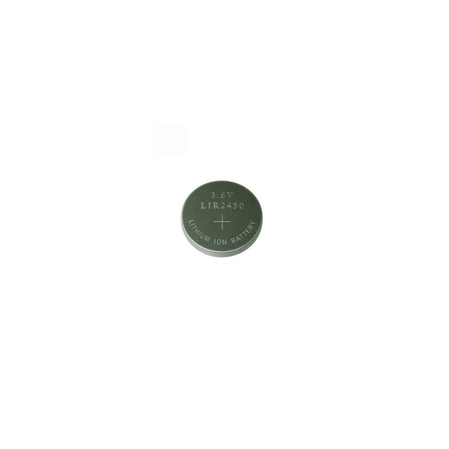 Ackumulator CR2450 litium 3,6V diameter 24mm x h 5,0mm LIR2450