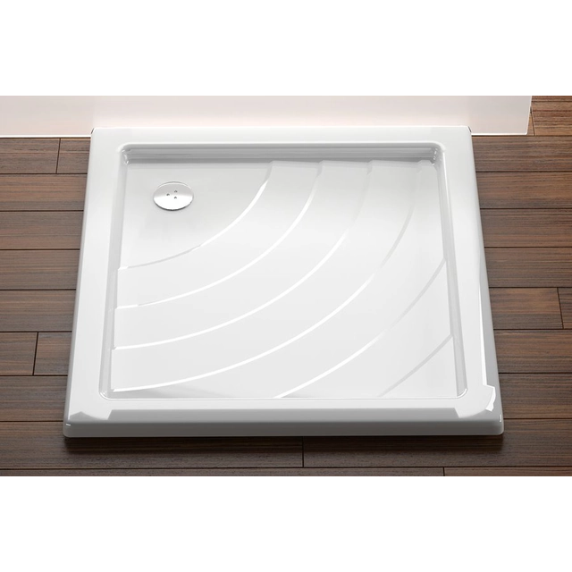 Acrylic shower tray Ravak Angela, 90 LA white