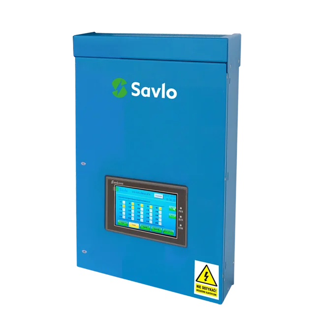 Actieve blindvermogencompensator Savlo SVG 10kVar - samenwerking met een fotovoltaïsche installatie en met de functie voor harmonische reductie