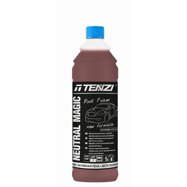 Active pink foam for washing cars protected by coatings 1l Tenzi NEUTRAL MAGIC FOAM PINK F-57