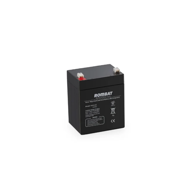 Acumulador estacionario 5A/12V Terminal F2 Rombo - HGL12-5-F2