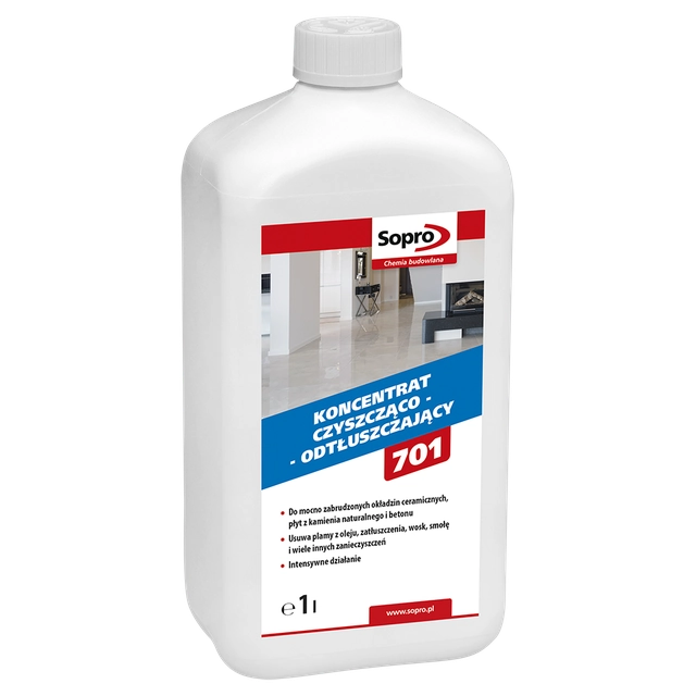 Cleaning and degreasing concentrate GR 701 Sopro 1 L