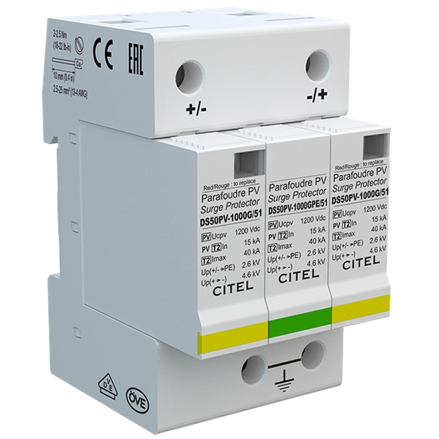 CITEL - DC surge arrester typ 2 CITEL PHOTOVOLTAICS