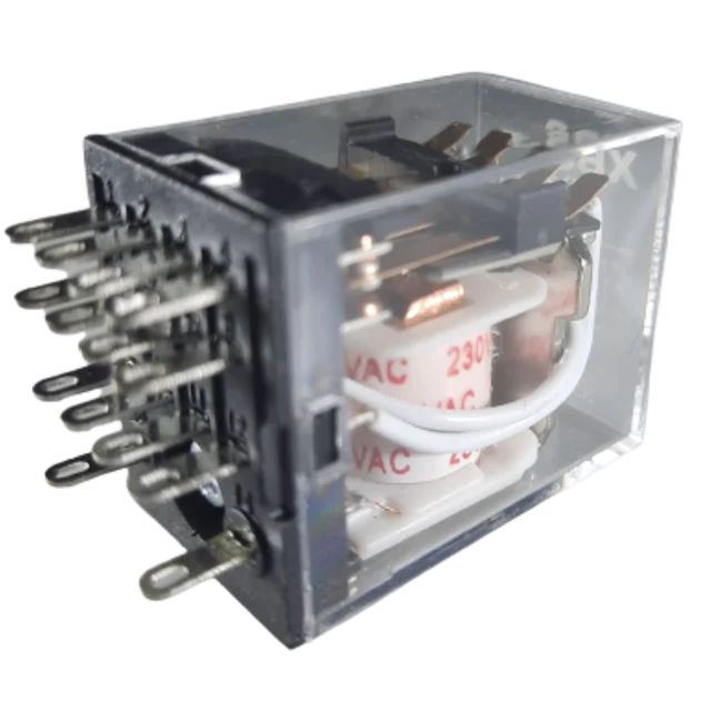 Industrial relay R4 24V AC 5A with 4 morse contacts