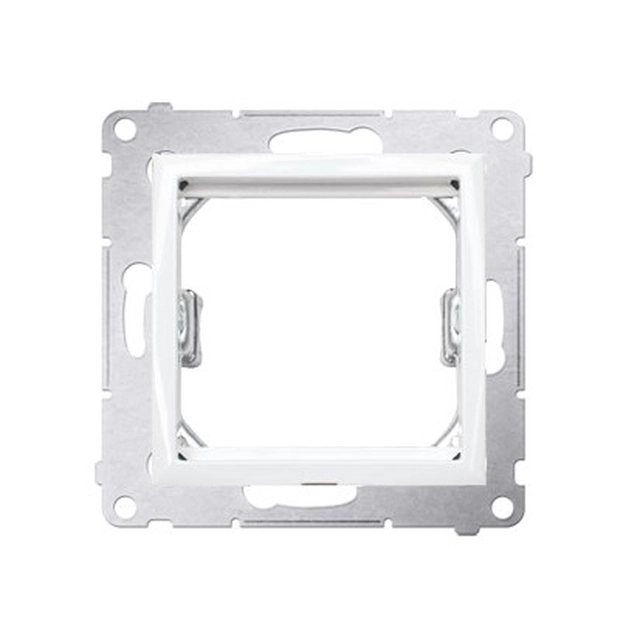 Adaptador (adaptador) para accesorios estándar 45×45mm SIMON54 blanco, para tomas de datos Simon Connect