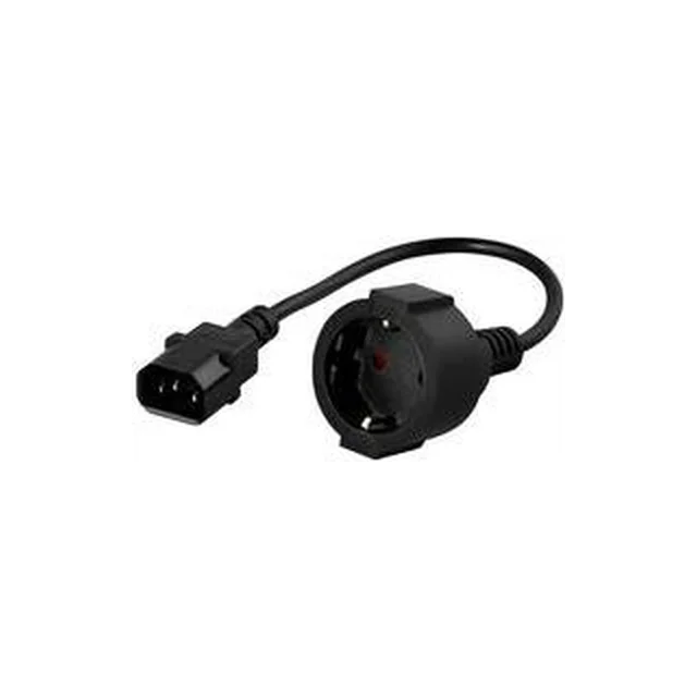 Adaptador PowerWalker IEC C14 para Schuko (91015003)