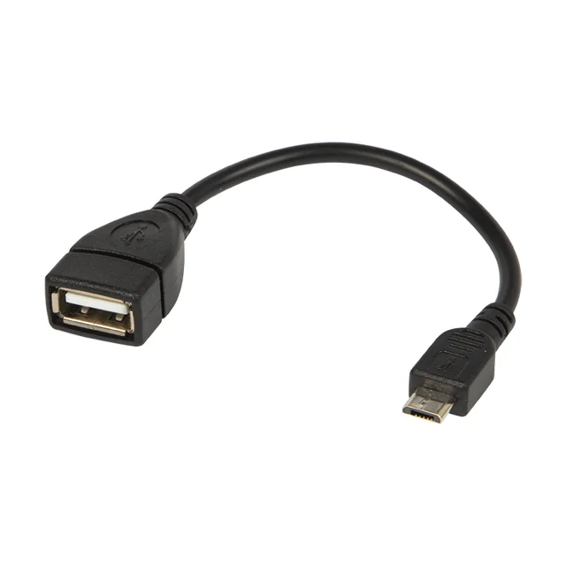 Adaptador USB, tomada USB A - ficha micro USB