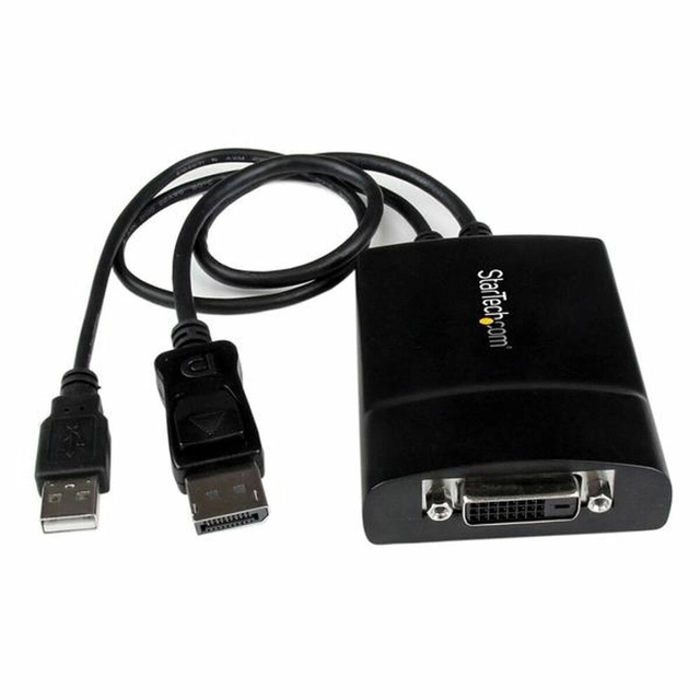 Adaptateur Startech DisplayPort vers DVI DP2DVID2 Noir