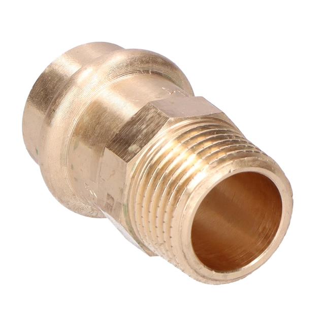 Adapter nipple, external thread,18x1/2 bronze B Press