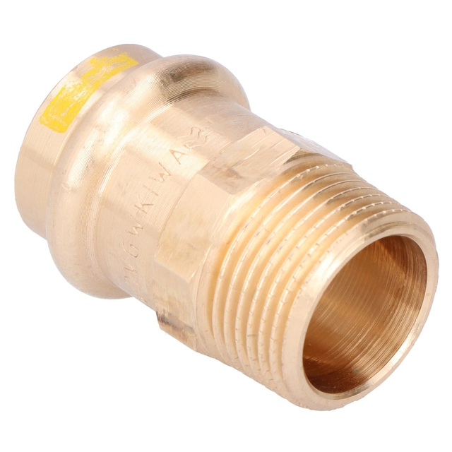 Adapter nipple, external thread,22 x 3/4 bronze B Press Gas