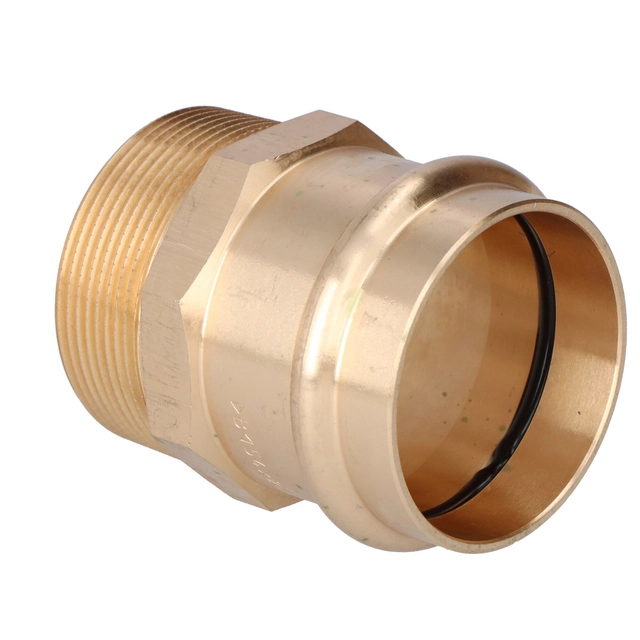 Adapter nipple, external thread,54x2 bronze B Press