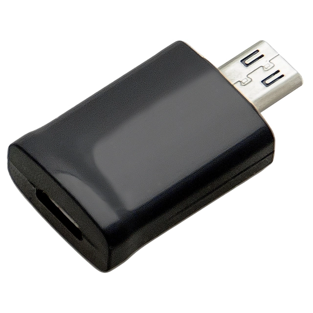 Adapter USB gniazdo microUSB 5p-wtyk