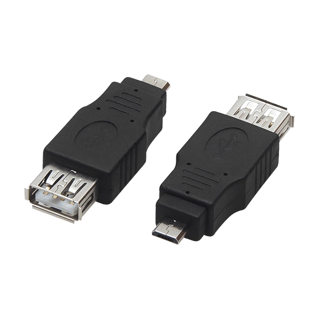 Adapter USB gniazdo USB-wtyk micro USB 1 Sztuka