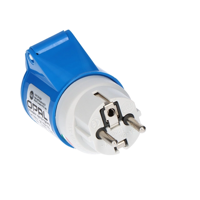 Adapter za kampiranje 230V Uni-schuko, industrijska vtičnica 16A/3P, OPAL KAMPER