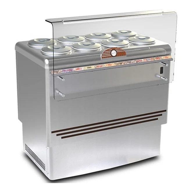 Ice cream dispenser | 8 tub | DV8S | 1105x807x1030 mm