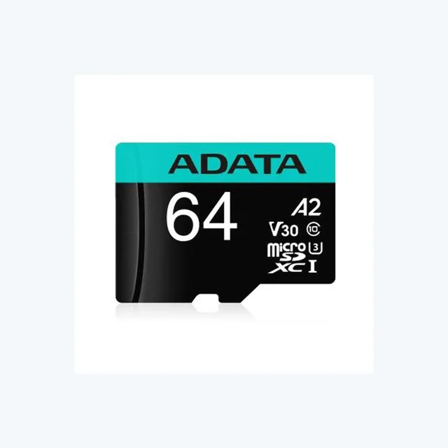 Add MicroSD Memory Card 64GB, SD Adapter, Class 10