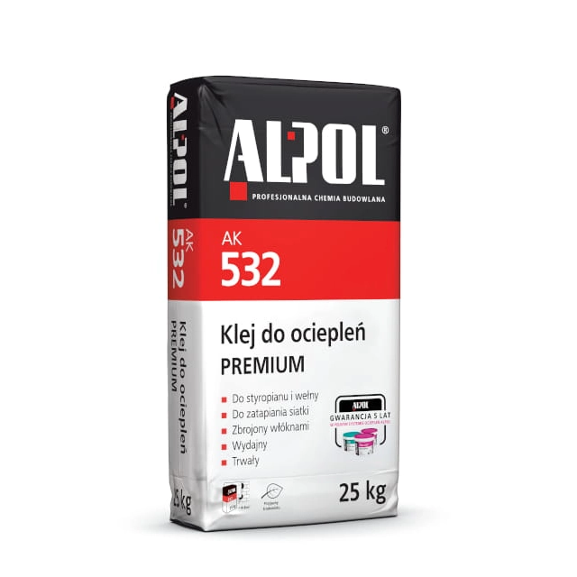 Adesivo para isolamento e malha de isopor AK-532 Alpol 25 kg