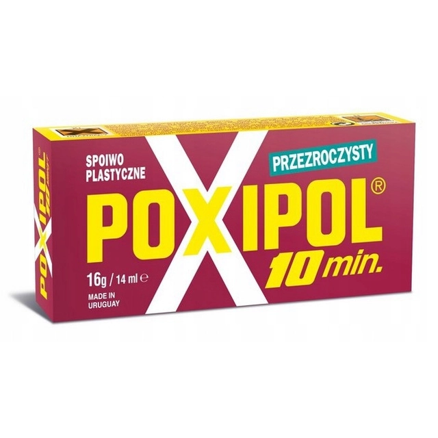 ADESIVO TRANSPARENTE POXIPOL 14ml UNI DE DOIS COMPONENTES