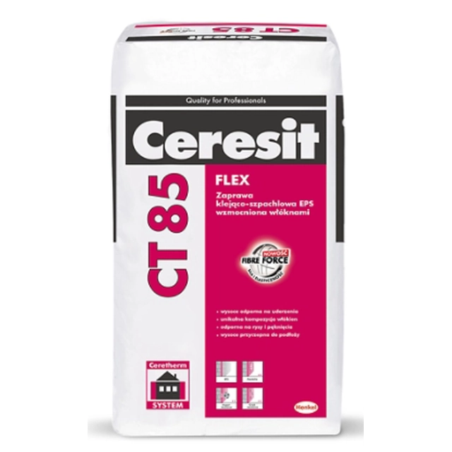 Adhesive and filling mortar for Ceresit CT-85 polystyrene 25 kg