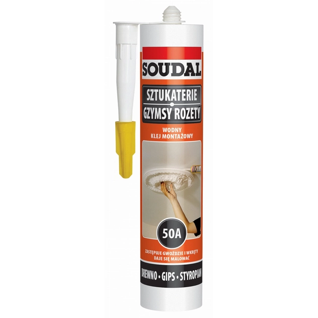 Adhesivo de montaje a base de agua Soudal 50A 280ml