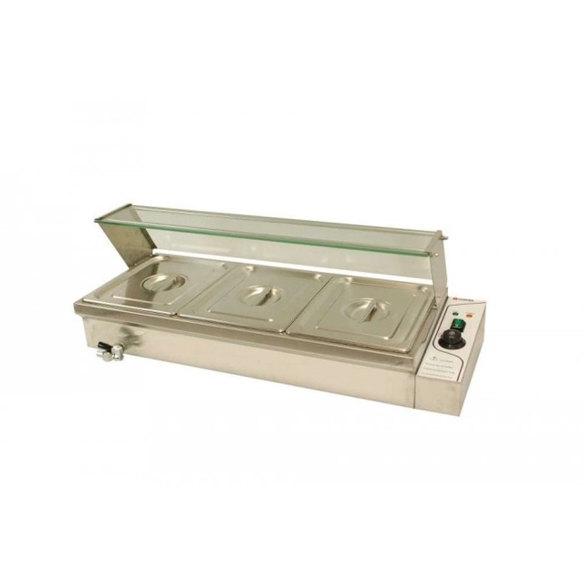 Adjustable bain marie with cover 3GN COOKPRO 570030001 570030001