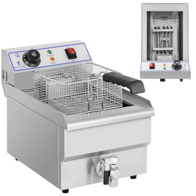 Adjustable electric catering fryer - 10 l 3200 W